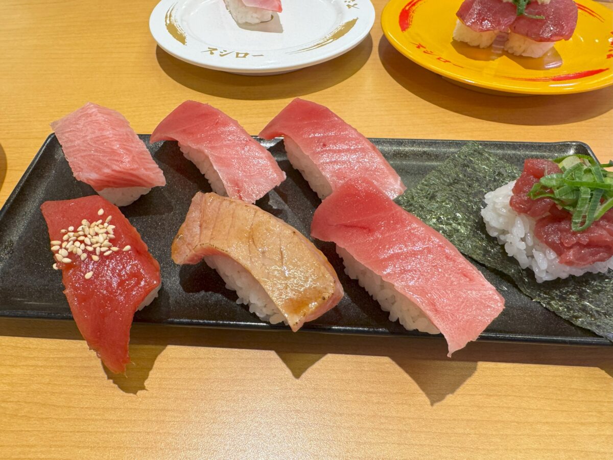 【冬のうまいもん祭 第三弾】スシローで天然本鮪7貫盛りを食す