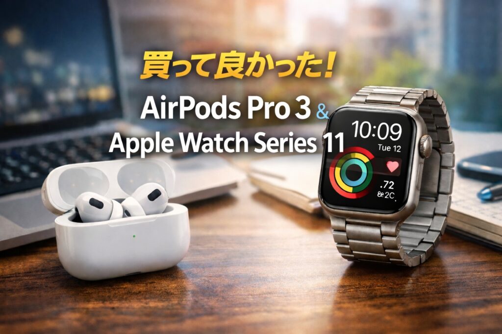 AirpodsPro・ApplewatchSEセット Amazonでセール中！】今年買って正解だった2つ。AirPods Pro 3／Apple