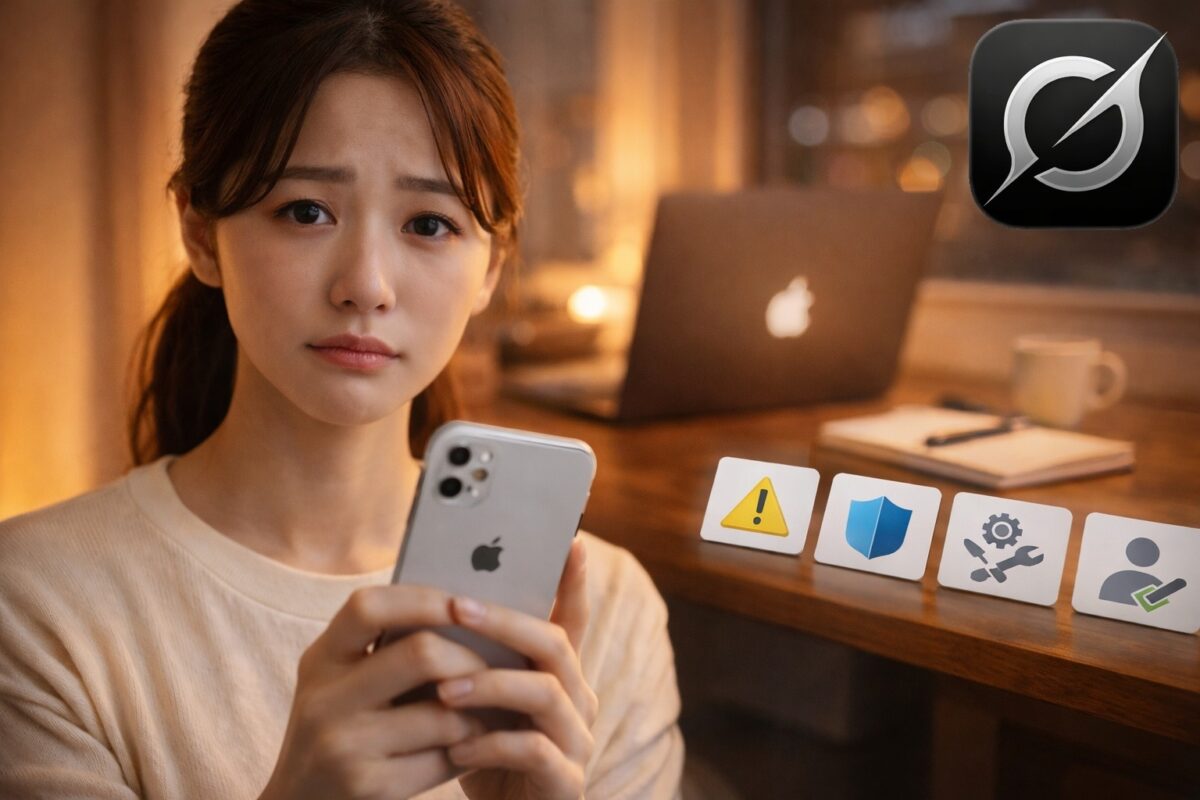 xAIのGrokで画像をみてショックを受けている女性