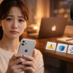 xAIのGrokで画像をみてショックを受けている女性